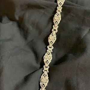 Antique crystal bracelet.